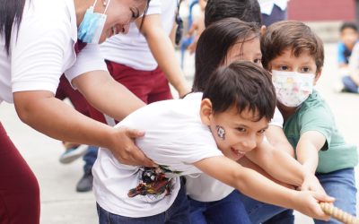 Homenaje a los niños y estudiantes